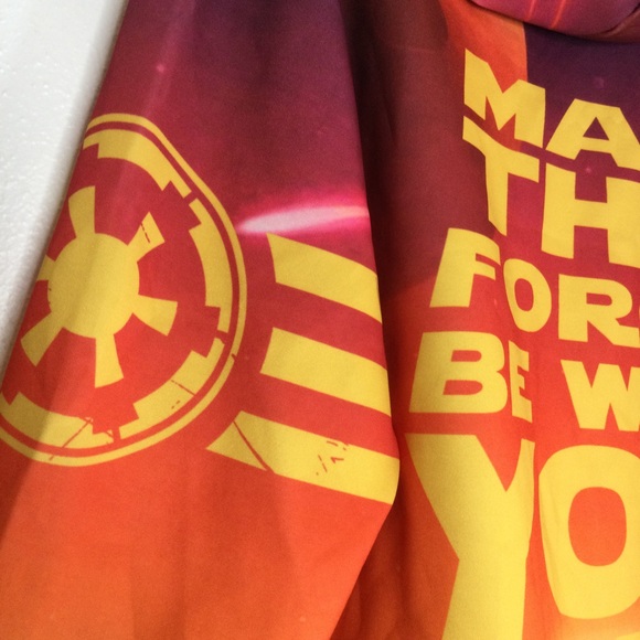 Star Wars, Baby Yoda Graphic, Hooded, Pull Over Sweater. - Picture 7 of 8